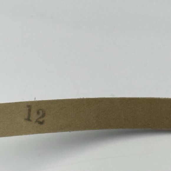 Women Gold Buckle Snakeskin Pattern Dress Belt Slim Wide Size 12 - Picture 15 of 15